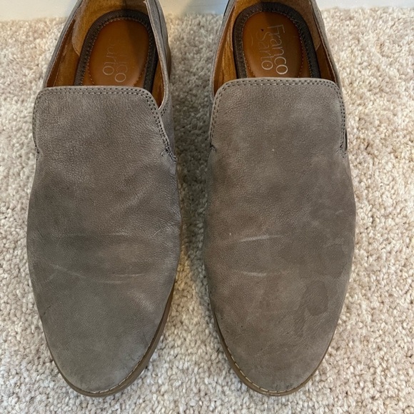 FRANCO Sarto Women’s Brown Leather Booties Size 8 - Picture 4 of 8